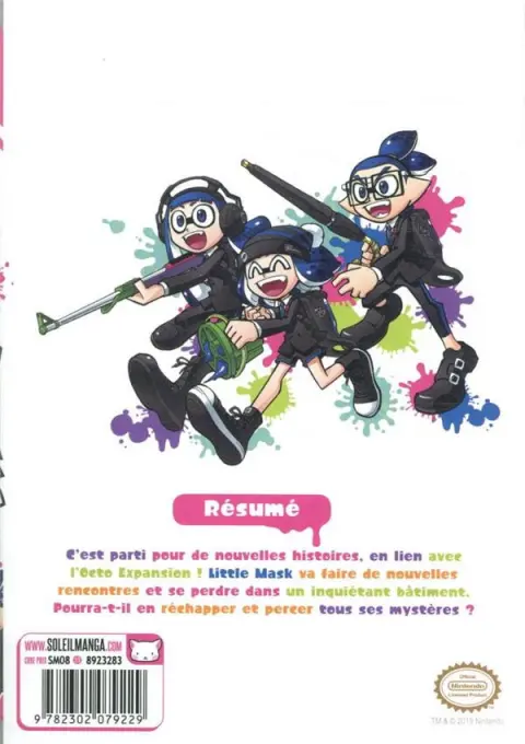 Verso de l'album Splatoon 7