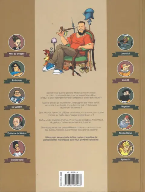 Verso de l'album Nota Bene 1 Petites histoires, grands destins !