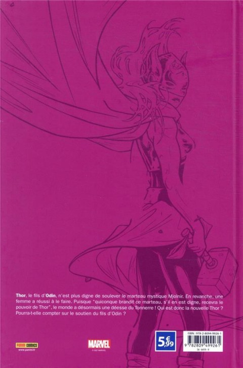 Verso de l'album Le printemps des comics Tome 4 Thor - La déesse du tonnerre