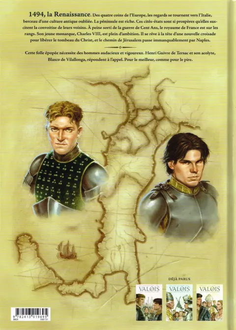 Verso de l'album Valois 3 Furia Francese