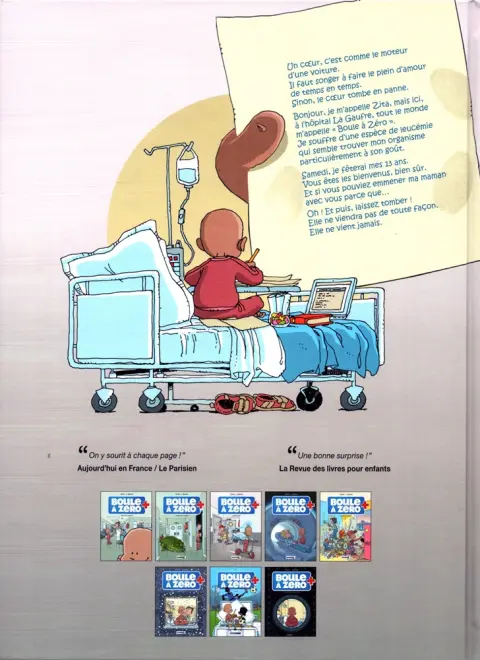 Verso de l'album Boule à zéro Tome 1 Petit cœur chômeur