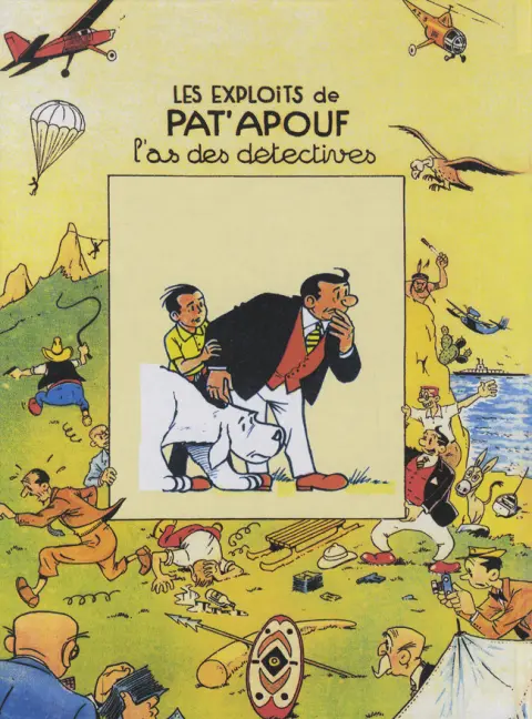 Verso de l'album Pat'Apouf Détective La main pourpre