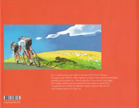 Verso de l'album La Boucle Magique 1989, le grand Tour