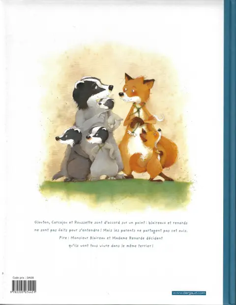 Verso de l'album Monsieur Blaireau et Madame Renarde Tome 6 Le chat sauvage