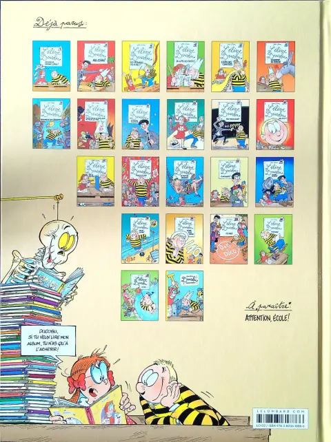 Verso de l'album L'Élève Ducobu Tome 9 Le fortiche de la triche