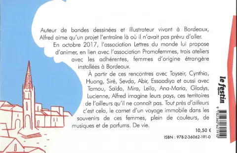 Verso de l'album Tout près d'ailleurs