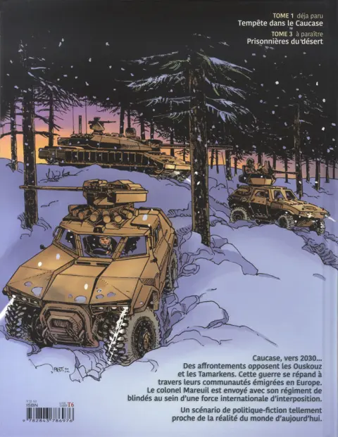 Verso de l'album Les aventures du colonel Mareuil Tome 2 Piège à Kamienka