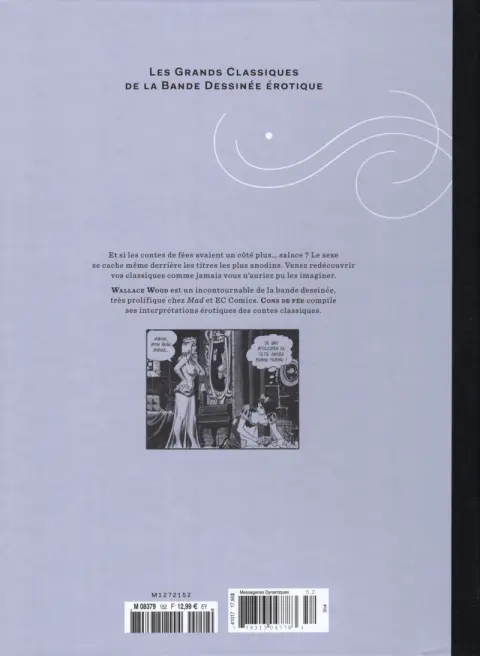 Verso de l'album Les Grands Classiques de la Bande Dessinée Érotique - La Collection Tome 152 Cons de fée - Tome 1