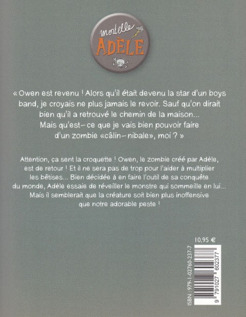 Verso de l'album Mortelle Adèle Tome 11 Ça sent la croquette !