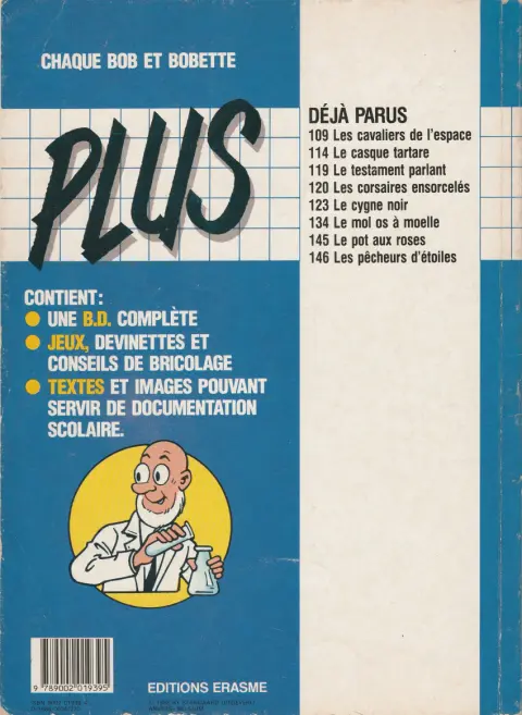 Verso de l'album Bob et Bobette Tome 143 Le mol os à moelle