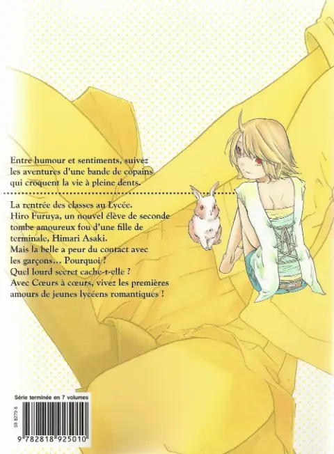 Verso de l'album Coeurs à coeurs 1