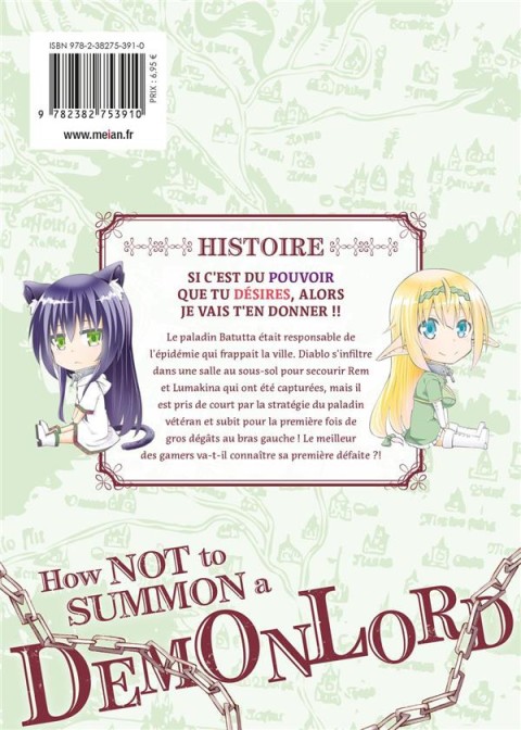 Verso de l'album How not to summon a Demon Lord 11