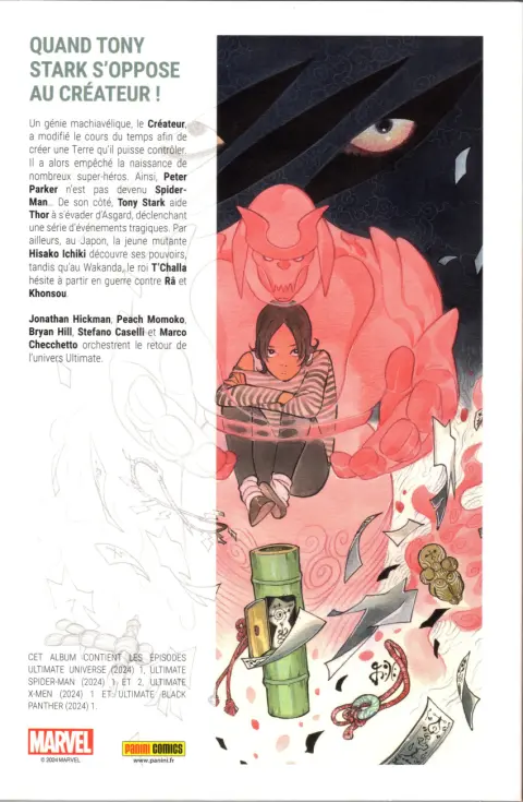 Verso de l'album Ultimate Universe 01