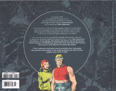 Verso de l'album Flash Gordon Tome 18 1974-1975
