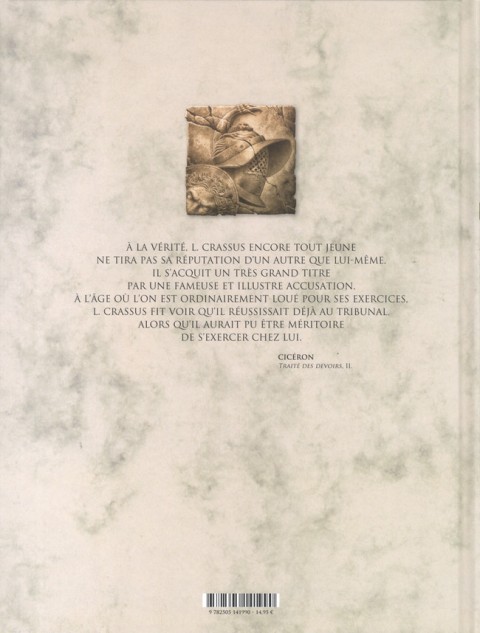 Verso de l'album Murena Tome 13 Les Neronia