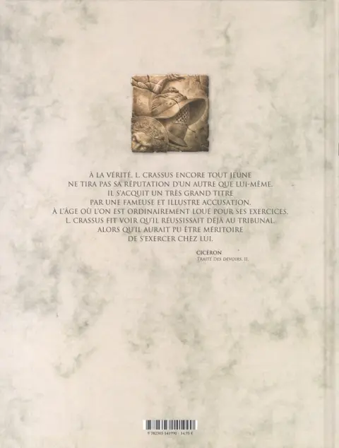 Verso de l'album Murena Tome 13 Les Neronia