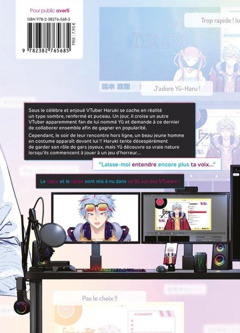 Verso de l'album Mets-toi à nu, Senpai ! 1