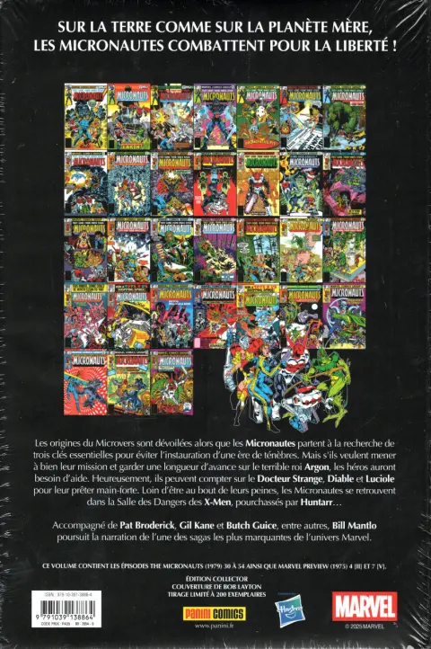 Verso de l'album Les Micronautes Tome 2