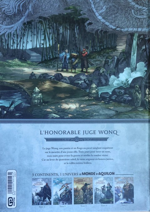 Verso de l'album Terres d'Ynuma 3 L'honorable Juge Wonq