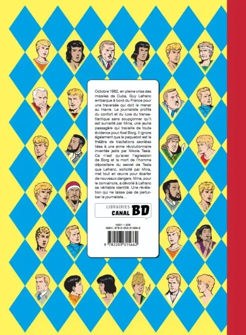 Verso de l'album Lefranc Tome 37 Le Rayon de la Mort