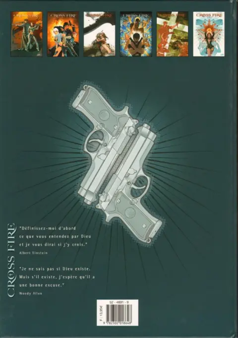 Verso de l'album Cross Fire Tome 6 Rien que pour vos Dieux