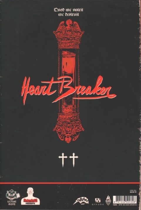 Verso de l'album Doggybags présente Tome 2 Heart Breaker