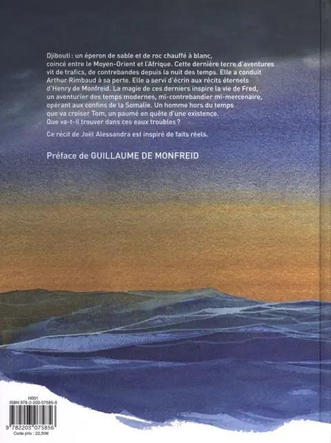 Verso de l'album Errance en mer Rouge