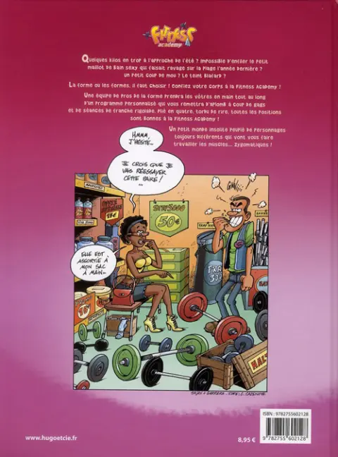 Verso de l'album Fitness academy Tome 1