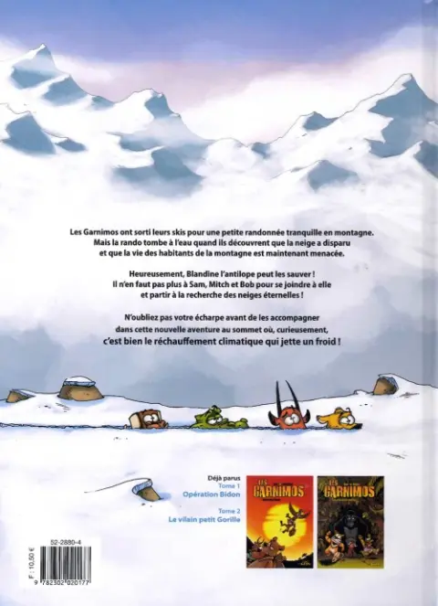 Verso de l'album Les Garnimos Tome 3 Chaud effroi