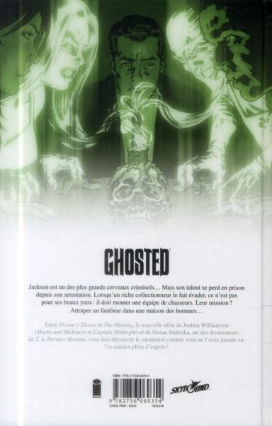 Verso de l'album Ghosted Tome 1 Mission Fantôme