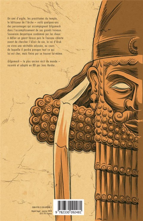 Verso de l'album Gilgamesh