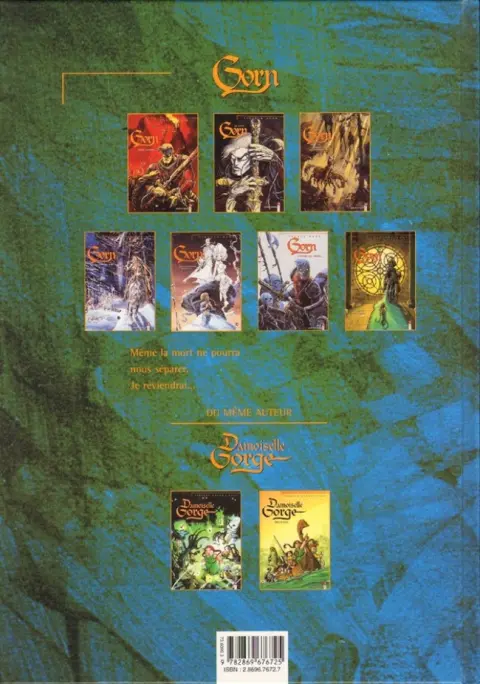 Verso de l'album Gorn Tome 7 La chute de l'ogre