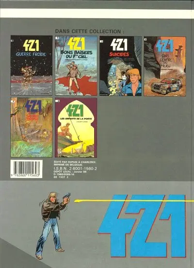 Verso de l'album 421 Tome 6 Les enfants de la porte
