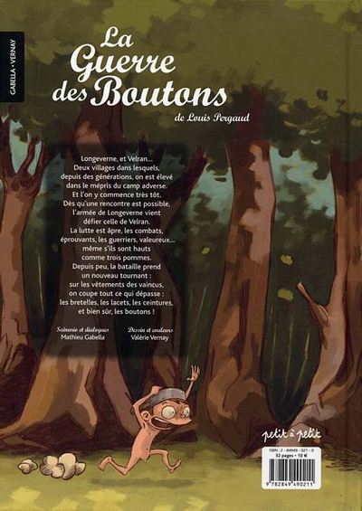 Verso de l'album La Guerre des Boutons Tome 1 Le trésor