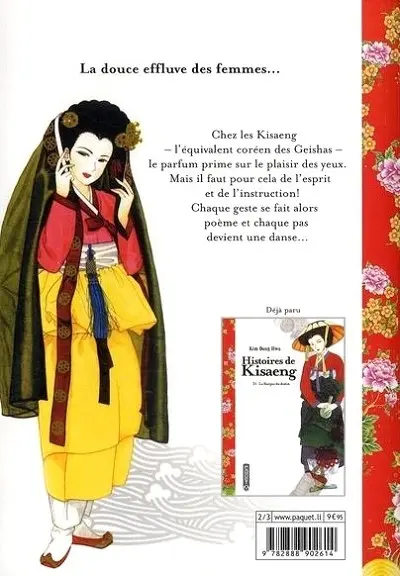Verso de l'album Histoires de Kisaeng Tome 2 La fleur de lotus et la fleur de poirier