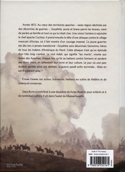 Verso de l'album Indeh - Une histoire des guerres apaches