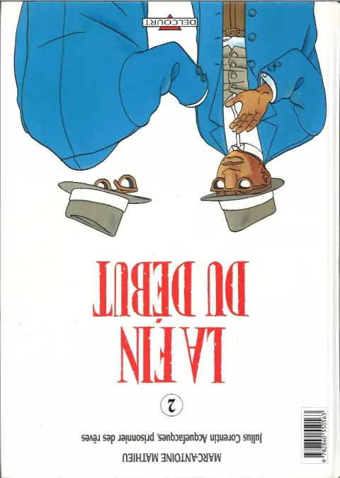 Verso de l'album Julius Corentin Acquefacques Tome 4 Le début de la fin