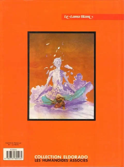 Verso de l'album Le Lama blanc Tome 1
