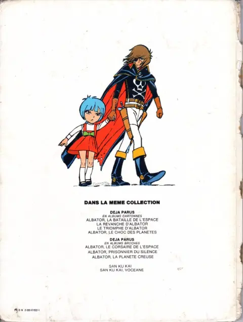 Verso de l'album Albator Tome 5 Les Silvydres attaquent