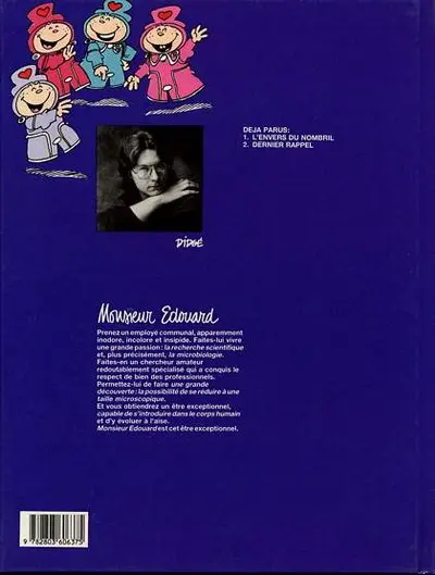 Verso de l'album Monsieur Edouard Tome 2 Dernier rappel