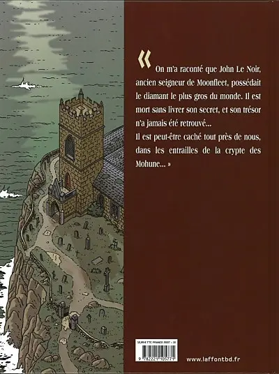 Verso de l'album Moonfleet Tome 1 La crypte des Mohune