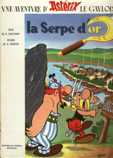 Couverture de l'album Astérix Tome 2 La serpe d'or