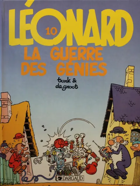 Couverture de l'album Léonard Tome 10 La guerre des génies
