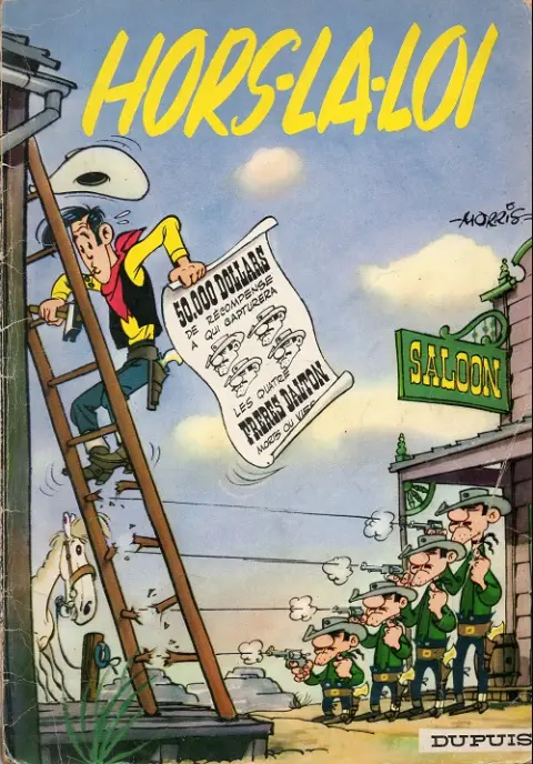 Couverture de l'album Lucky Luke Tome 6 Hors-la-loi