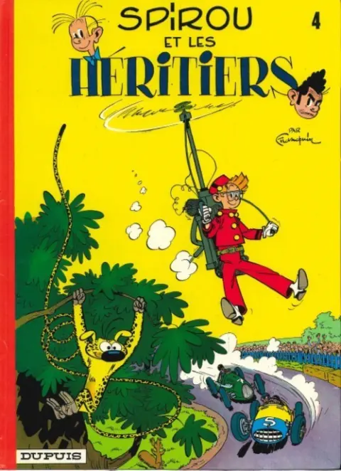 Couverture de l'album Spirou et Fantasio Tome 4 Spirou et les héritiers