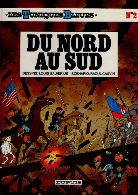 Couverture de l'album Les Tuniques Bleues Tome 2 Du nord au sud