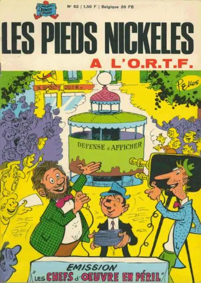 Les Pieds Nickelés Tome 62 Les Pieds Nickelés à l'O.R.T.F.