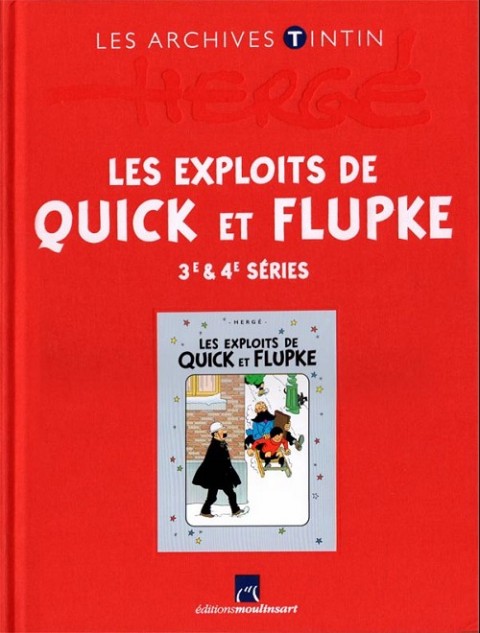 Couverture de l'album Les archives Tintin Tome 31 Les Exploits de Quick et Flupke - 3e & 4e séries