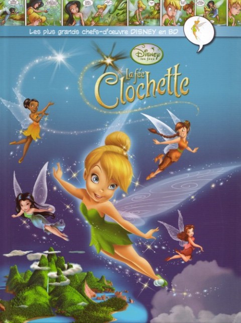 Couverture de l'album Les plus grands chefs-d'œuvre Disney en BD Tome 53 La fée Clochette