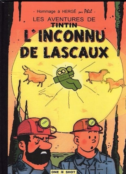 Couverture de l'album Tintin L'inconnu de Lascaux